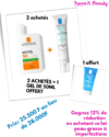 La Roche Posay crème effaclar duo+ M + Anthelios Uvmune400 = gel moussant effaclar 50ml offert