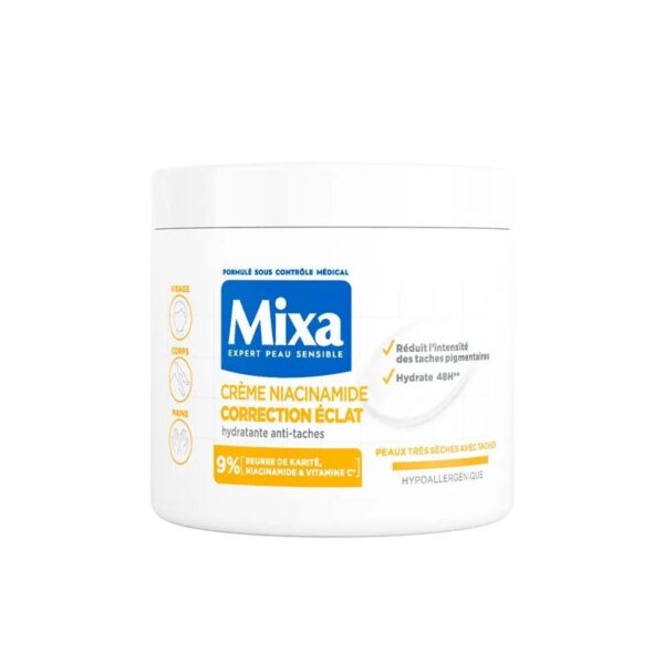 Mixa crème et lait corps Niacinamide Correction Eclat - Visage, Corps, Mains – Image 2